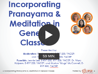 Incorporating Pranayama & Meditation in General Classes